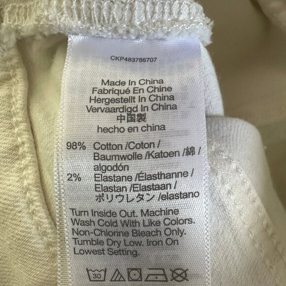 Madewell Women's Flea Market Flare Denim Jeans in Tile White Size 30 - Picture 6 of 6